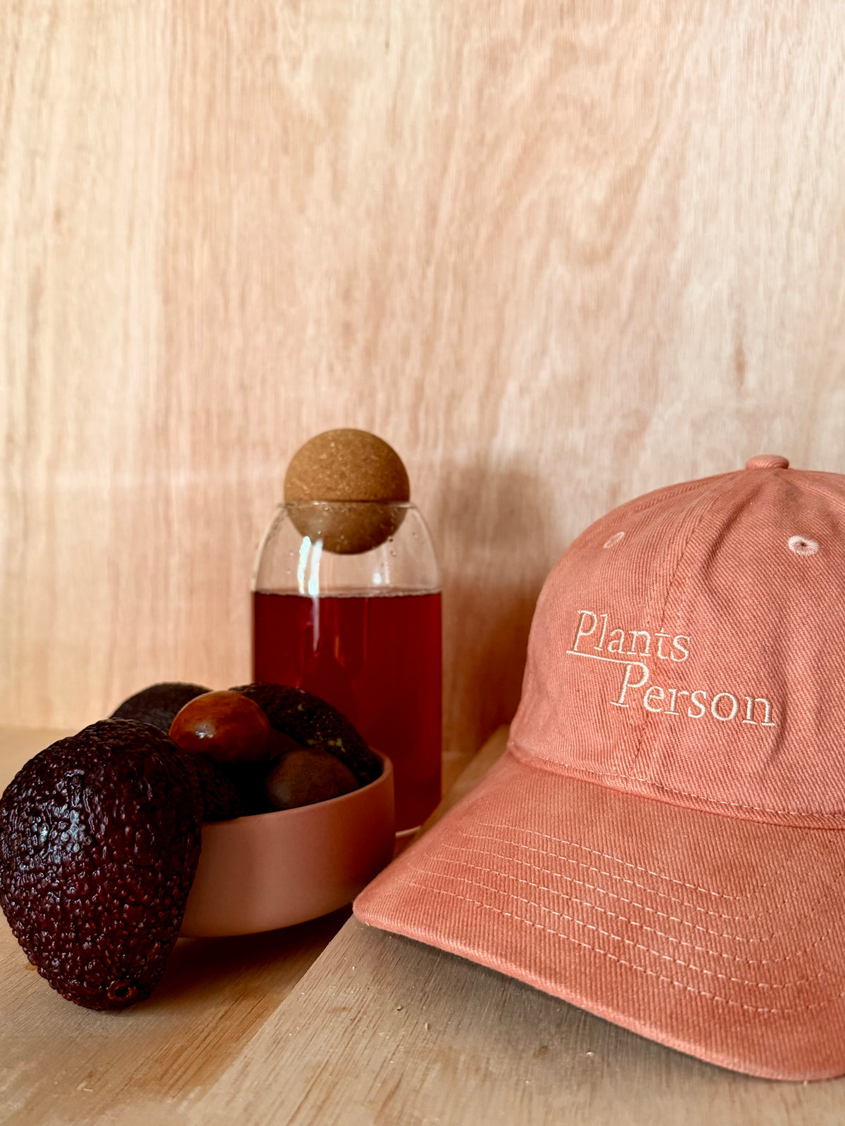 Natural Dye Plantsperson Cap in Avocado
