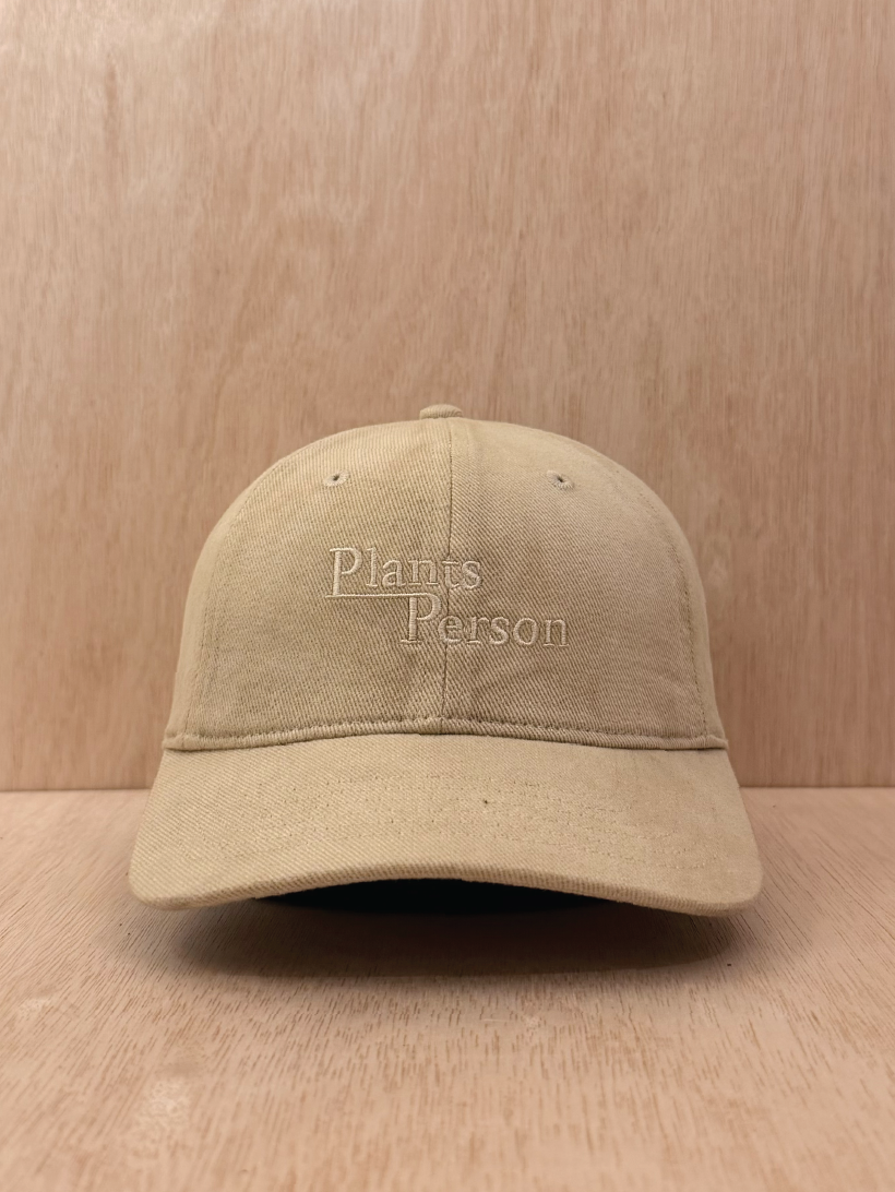 Natural Dye Plantsperson Cap in Coffee