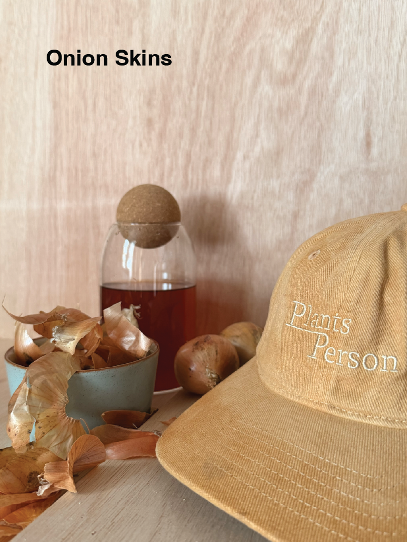 Natural Dye Plantsperson Cap in  Onion